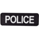 5IVE STAR GEAR Morale Patch,Police,6x2,Black/White 6619000
