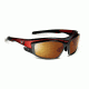 7 Eye Air Dam Rocker Sunglasses w/ Interchangeable Lens,Candy Apple Frame,SV Copper Module, SV Clear  Module,S-L 4956P2
