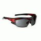7 Eye Air Dam Rocker Sunglasses w/ Interchangeable Lens,Candy Apple Frame,SV Gray Module, SV Clear  Module,S-L 4956P1