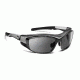 7 Eye Air Dam Rocker Sunglasses w/ Interchangeable Lens,Matte Silver Frame,SV Gray Module, SV Clear  Module,S-L 4954P1