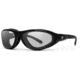 7 Eye Air Shield Sunglasses Cyclone, Sharp View Clear Pc Lens, Glossy Black Frame, L-XL, Men 200540