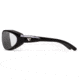 7 Eye Air Shield Sunglasses Cyclone, Sharp View Clear Pc Lens, Glossy Black Frame, L-XL, Men 200540