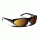 7 Eye Air Shield Sunglasses Cyclone,SharpView Copper Lens,Glossy Black,S-L 200542