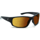 7 Eye Signature Series Rake Sunglasses,ColorAmp Copper Lens,Charcoal Frame,M-XL 910326