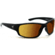 7 Eye Signature Series Rake Sunglasses,ColorAmp Copper Lens,Glossy Black Frame,M-XL 910526