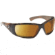 7 Eye Taku Full Wrap Sunglasses Horn Frame Re Act Nxt Copper Lens 574321