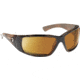 7 Eye Taku Full Wrap Sunglasses Horn Frame Sharp View Copper Lens 574342