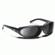 7 Eye 7eye Air Shield Sunglasses Cyclone, Sharp View Clear Pc Lens, Matte Black Frame, L-XL , Men 200140