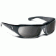 7 Eye 7eye Air Shield Sunglasses Whirlwind, Sharp View Gray Polarized PC Lens, Glossy Black Frame, L , Men 120553