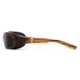 7Eye by Panoptix AirShield Sierra Sunglasses, RX Ready, Brown Stripe Tortoise Frame, SharpView Gray Lens, S-L 346241
