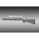 Hogue Hoge Rubber Overmolded Stock with .920 Dia Barrel Channel for Ruger 10-22 Slate Grey 0F7B0353, HA22212