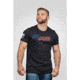 Nine Line Sig Sauer USA Flag Short Sleeve Shirt Black L 65C19674, NVSIGUSATSBLACKM