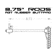 A3 Industries 2-Bolt Mount Modular Telescoping Stock w/No Buttpad, Black, 7.00in, MTS-2B-7.00-BP1