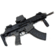 A3 Industries 2-Bolt Mount Modular Telescoping Stock w/No Buttpad, Black, 7.00in, MTS-2B-7.00-BP1