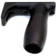A3 Industries Compact Shorty Vertical Grip w/ Integrated Handstop, 100 Degree, 2.00In Grooved Aluminum Grip, Aluminum Base, Black, VFG-140