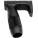 A3 Industries Modular Vertical Foregrips, 100 Degree, Picatinny, w/ Handstop, 3.00In Knurled Aluminum Grip, Polymer Base, Black, VFG-132