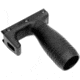 A3 Industries Picatinny Modular Vertical Foregrips w/ Integrated Handstop, 2.75In HK Grooved Aluminum Grip, Polymer Base, Black, VFG-126