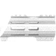ABC RIFLE COMPANY American Built Custom Hybrid AR-15 M-LOK Handguard w/Finger Stop, 5in, White, HG15-CM-MLTC5-ABC-STW
