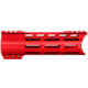 ABC RIFLE COMPANY Custom Hybrid Top Cut Super Slim AR-15 M-LOK Handguard, 7in, Red, HG15-CM-MLTC7-RD