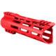 ABC RIFLE COMPANY Custom Hybrid Top Cut Super Slim AR-15 M-LOK Handguard, 7in, Red, HG15-CM-MLTC7-RD