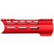 ABC RIFLE COMPANY Custom Hybrid Top Cut Super Slim AR-15 M-LOK Handguard, 7in, Red, HG15-CM-MLTC7-RD