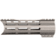 ABC RIFLE COMPANY Custom Hybrid Top Cut Super Slim AR-15 M-LOK Handguard, 7in, Tungsten, HG15-CM-MLTC7-TNG