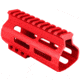 ABC RIFLE COMPANY Custom Slim AR-15 M-LOK Handguard, 4.5in, Red, HG15-CM-ML4D-RD