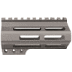 ABC RIFLE COMPANY Custom Slim AR-15 M-LOK Handguard, 4.5in, Tungsten, HG15-CM-ML4D-TNG