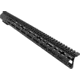 ABC RIFLE COMPANY Style Full Top Rail Picatinny C-Cut AR-10/DPMS LR-308 M-LOK Handguard Rail System, 18in, Black, HG10-CM-TRML18C