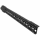ABC RIFLE COMPANY Style Low Hybrid C-Cut AR-10/DPMS LR-308 M-LOK Handguard Rail System, 18in, Black, HG10-CM-TCML18C