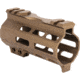 ABC RIFLE COMPANY Super Slim Free Float AR-15 M-LOK Handguard w/Handstop, 4in, Bronze, HG15-CM-ML4HSTP-BB