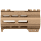 ABC RIFLE COMPANY Super Slim Free Float AR-15 M-LOK Handguard w/Handstop, 4in, Flat Dark Earth, HG15-CM-ML4HSTP-FDE