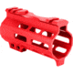 ABC RIFLE COMPANY Super Slim Free Float AR-15 M-LOK Handguard w/Handstop, 4in, Red, HG15-CM-ML4HSTP-RD