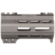 ABC RIFLE COMPANY Super Slim Free Float AR-15 M-LOK Handguard w/Handstop, 4in, Tungsten, HG15-CM-ML4HSTP-TNG