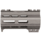 ABC RIFLE COMPANY Super Slim Free Float AR-15 M-LOK Handguard w/Handstop, 4in, Tungsten, HG15-CM-ML4HSTP-TNG