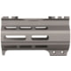 ABC RIFLE COMPANY Super Slim Free Float AR-15 M-LOK Handguard w/Handstop, 4in, Tungsten, HG15-CM-ML4HSTP-TNG