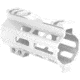 ABC RIFLE COMPANY Super Slim Free Float AR-15 M-LOK Handguard w/Handstop, 4in, White, HG15-CM-ML4HSTP-STW