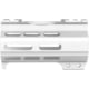 ABC RIFLE COMPANY Super Slim Free Float AR-15 M-LOK Handguard w/Handstop, 4in, White, HG15-CM-ML4HSTP-STW