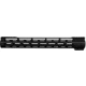ABC RIFLE COMPANY Super Slim Free Float Hybrid Top Cut AR-15 M-LOK Handguard, 15in, Cerakote Black, HG15-TC-ML15-BLK