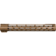 ABC RIFLE COMPANY Super Slim Free Float Hybrid Top Cut AR-15 M-LOK Handguard, 15in, Cerakote Bronze, HG15-TC-ML15-BB