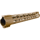 ABC RIFLE COMPANY Super Slim Free Float Hybrid Top Cut AR-15 M-LOK Handguard, 15in, Cerakote Bronze, HG15-TC-ML15-BB