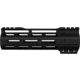 ABC RIFLE COMPANY Super Slim Free Float Hybrid Top Cut AR-15 M-LOK Handguard, 7in, Cerakote Black, HG15-TC-ML7-BLK