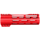 ABC RIFLE COMPANY Super Slim Free Float Hybrid Top Cut AR-15 M-LOK Handguard, 7in, Cerakote Red, HG15-TC-ML7-RD