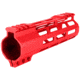 ABC RIFLE COMPANY Super Slim Free Float Hybrid Top Cut AR-15 M-LOK Handguard, 7in, Cerakote Red, HG15-TC-ML7-RD