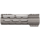 ABC RIFLE COMPANY Super Slim Free Float Hybrid Top Cut AR-15 M-LOK Handguard, 7in, Cerakote Tungsten, HG15-TC-ML7-TNG
