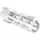 ABC RIFLE COMPANY Super Slim Free Float Hybrid Top Cut AR-15 M-LOK Handguard, 7in, Cerakote White, HG15-TC-ML7-STW