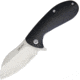 ABKT Tac Grunt Linerlock, 3.25in Closed, 2.5in Satin 8Cr13Mov SS Blade, Black G10 Handle, Pocket Clip, Ball Bearing Pivot System, Black, AB048