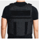 Ace Link Armor Level IIIA Standard Laser-Cut Patrol Bulletproof Vest, Black, Small, PAT-3A-LC-S-BLACK