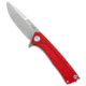 Acta Non Verba Knives Acta Non Verba Knives Z100 Liner Lock Knife Red G-10 3.5&quot; Stonewash, Red, Sleipner, adult, BHQ-148477