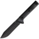 Acta Non Verba Knives M73 Kontos Fixed Blade Knife, 5.25 in, Sleipner Tool Steel Black Cerakote, Drop Point Blade, Black Sculpted Micarta Handle, ANVM73002
